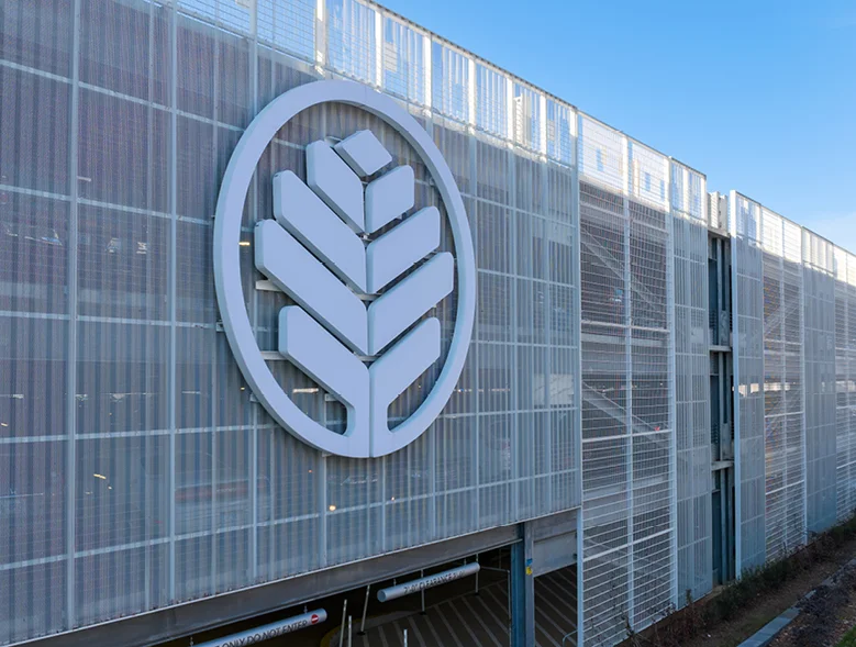 trium Health parking garage cladding installed by Southeastern Architectural Systems