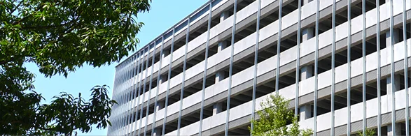 Parking garage exterior cladding by Southeastern Architectural Systems